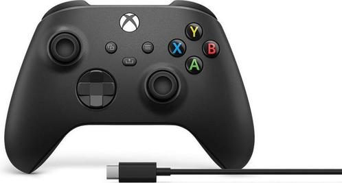 Xbox Draadloze Controller + kabel voor Windows 10 (Games), Kinderen en Baby's, Speelgoed | Overig, Nieuw, Verzenden