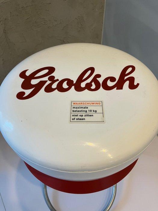 Grolsch - Bijzettafel - Metaal, Plastic - Grolsch, Antiek en Kunst, Antiek | Wandborden en Tegels
