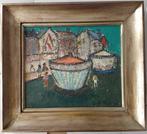 Hubert De Vries (1899-1979) - Kinderen bij de kermis, Antiek en Kunst, Kunst | Schilderijen | Klassiek