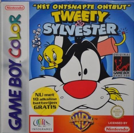 Tweety & Silvester het Ontsnapte Ontbijt - Gameboy (Losse..., Spelcomputers en Games, Games | Nintendo Game Boy, Zo goed als nieuw