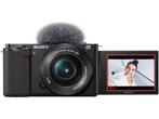 Sony Vlogcamera ZV-E10 - Compact systeemcamera - + E 16-50mm, Verzenden, Zo goed als nieuw