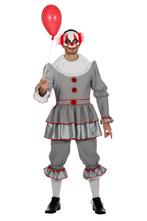 Clownspak Grijs, Kleding | Heren, Carnavalskleding en Feestkleding, Verzenden, Nieuw