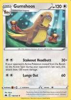 Gumshoos 118/159 Crown Zenith, Hobby en Vrije tijd, Verzamelkaartspellen | Pokémon, Ophalen of Verzenden, Nieuw, Losse kaart, Foil