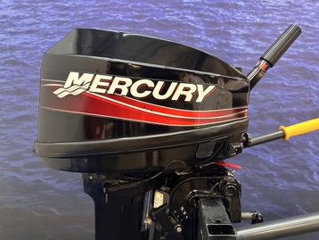 Buitenboordmotor - Mercury 15 pk twee takt kortstaart unieke beschikbaar voor biedingen