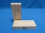 kist rechthoekig verkrijgbaar in 3 afmetingen - houten kist, Huis en Inrichting, Woonaccessoires | Kisten, Minder dan 50 cm, Nieuw
