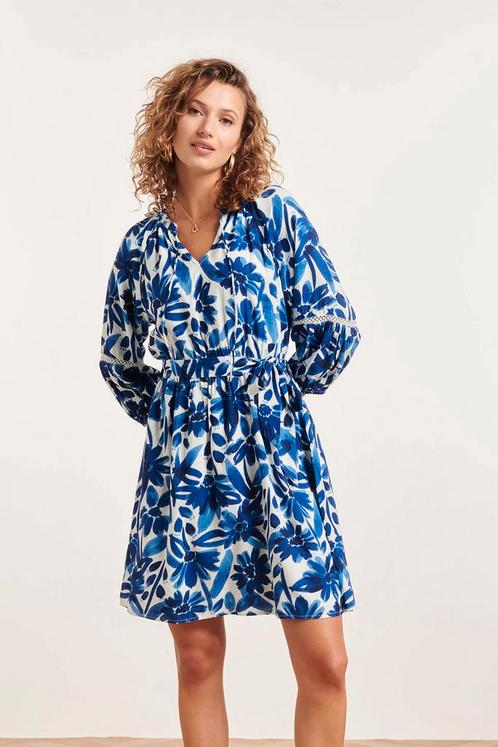 -30% Smashed Lemon  Smashed Lemon 24377 dames jurk met bloem, Kleding | Dames, Jurken, Nieuw, Verzenden
