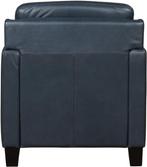 Direct meenemen | Blauwe leren fauteuil | blauw leer | NIEUW, Huis en Inrichting, Nieuw, Ophalen of Verzenden, Landelijk, 50 tot 75 cm