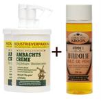 2x Ambachtscreme 1000ml + 1x  Vitamine E Huidolie 200ml, Verzenden, Nieuw