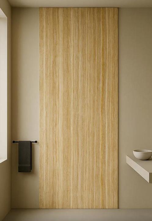 PVC Douchepaneel Travertin Zand Beige | TOPNL #1, Doe-het-zelf en Verbouw, Platen en Panelen, Nieuw, 20 tot 50 mm
