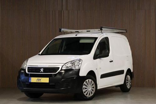 Peugeot Partner 120 1.6 BlueHDi 100 | Airco | Cruise control, Auto's, Peugeot, Onderhoudsboekje, Lease, Zwart, Handgeschakeld