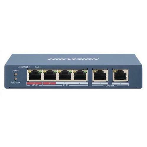 Camera Beveiliging 6 poorts PoE Switch (4xPoE en 2x uplink), Zakelijke goederen, Kantoor en Winkelinrichting | Beveiliging