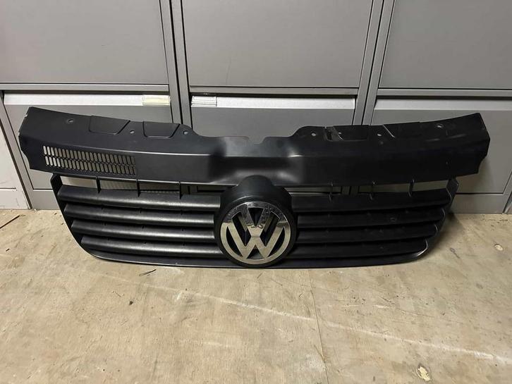 Grill zwart zwart met zilveren embleem Volkswagen Transpo..., Auto-onderdelen, Carrosserie en Plaatwerk, Gebruikt, Volkswagen