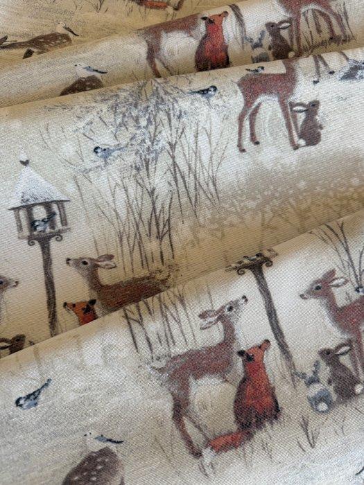 Elegante kerst patchwork-thema stof herten en bamby -, Diversen, Kerst