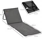 Set van 2 Opvouwbare Strandmatten met Rugleuningen Handige T, Tuin en Terras, Tuinstoelen, Verzenden, Nieuw