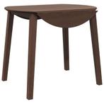 Eettafel Inklapbaar - Retourdeal - Bruin Hout - Thuiswerk..., Huis en Inrichting, 50 tot 100 cm, Vierkant, Nieuw, Vier personen