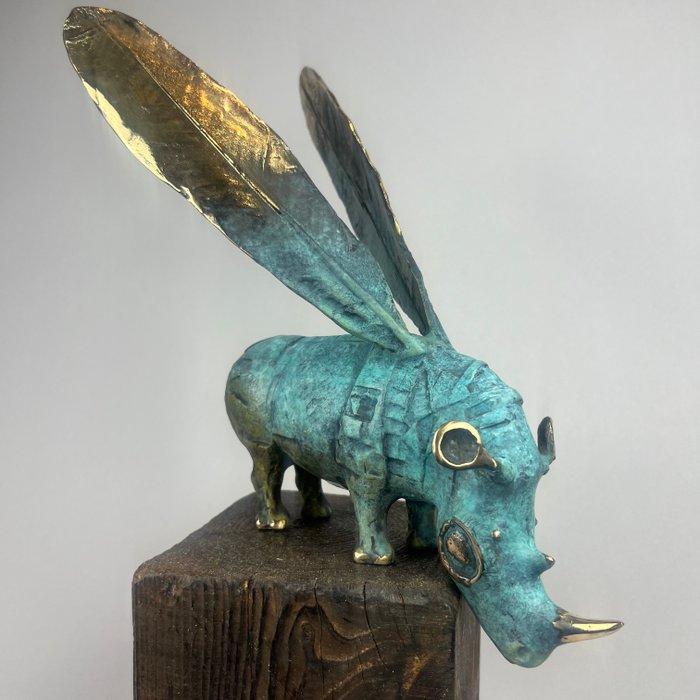 De Zet - I will fly anywhy -bronze, Antiek en Kunst, Kunst | Designobjecten
