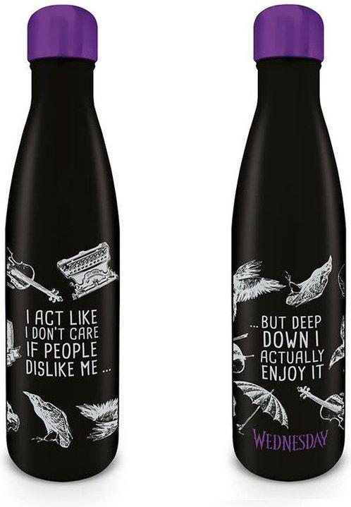 Metal bottle 540 ml Wednesday, Antiek en Kunst, Antiek | Servies los, Verzenden