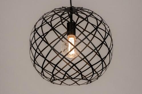 Rietveld Hanglampen - Zwart - Metaal, Huis en Inrichting, Lampen | Hanglampen, Verzenden