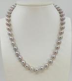 Zonder minimumprijs - Halsketting Zilver, 8x9,5mm grijze, Sieraden, Tassen en Uiterlijk, Kettingen, Nieuw