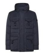 -50% Peuterey  Peuterey Aiptek gewatteerde jas  maat XXL, Kleding | Heren, Jassen | Winter, Verzenden, Nieuw, Blauw