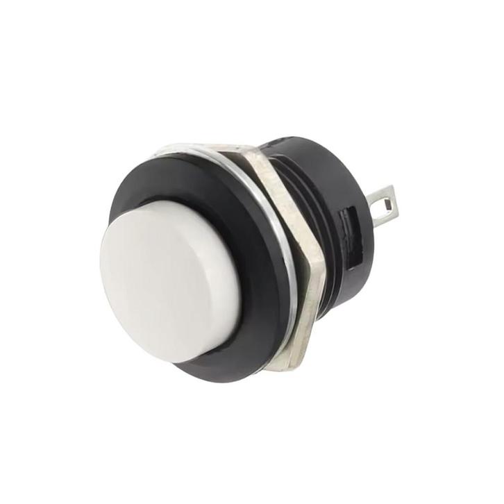 Pulsschakelaar OFF-(ON) 16mm - 250VV/3A - NO (Normally, Doe-het-zelf en Verbouw, Elektra en Kabels, Nieuw, Verzenden