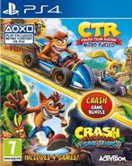 Crash Team Racing Nitro-Fueled + Crash Bandicoot N.Sane, 2 spelers, Ophalen of Verzenden, Zo goed als nieuw, Vanaf 7 jaar