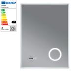 [pro.tec] Spiegel Lizzano met LED verlichting 70x50x3 cm wit, Verzenden, Nieuw