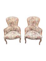 Fauteuil (2) - Hout, Textiel