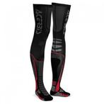 Acerbis X-Leg Pro sokken voor kniebrace Zwart / Rood - 2XL /, Verzenden, Nieuw