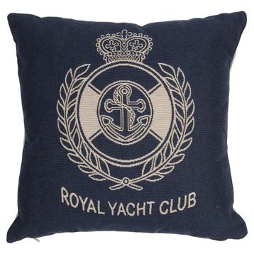 gobelin kussen navy royal yacht club 45x45cm beschikbaar voor biedingen