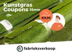 Kunstgras Coupons 35mm, Slechts €9,95 p/m², Tuin en Terras, Ophalen, Nieuw, Kunstgras