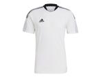 adidas - Tiro 21 Training Jersey - Wit Voetbalshirt - S, Sport en Fitness, Voetbal, Nieuw