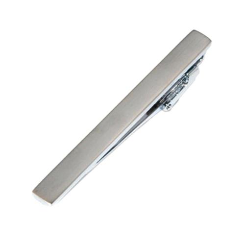 Fako Bijoux® - Dasspeld - Glad - 60mm - Zilverkleurig, Kleding | Heren, Stropdassen, Verzenden