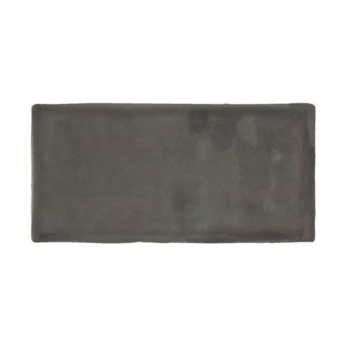 Wandtegel Atlas Graphite Brillo 7.5x15 cm Glans Antraciet, Doe-het-zelf en Verbouw, Sanitair, Ophalen of Verzenden