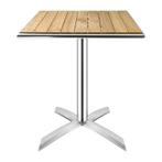 Bolero essenhouten opklapbare terrastafel vierkant 60cm, Verzenden, Nieuw in verpakking
