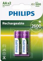 2dekans | Philips AA Oplaadbare Batterijen - 16 Stuks, Ophalen of Verzenden, Zo goed als nieuw