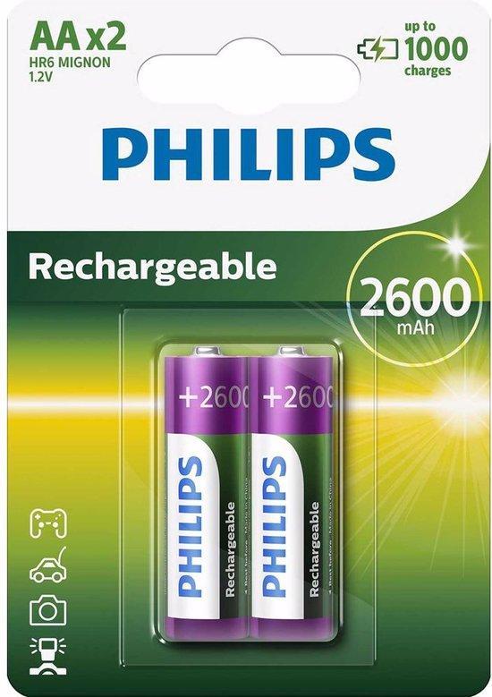 2dekans | Philips AA Oplaadbare Batterijen - 16 Stuks, Audio, Tv en Foto, Fotocamera's Digitaal, Zo goed als nieuw, Ophalen of Verzenden