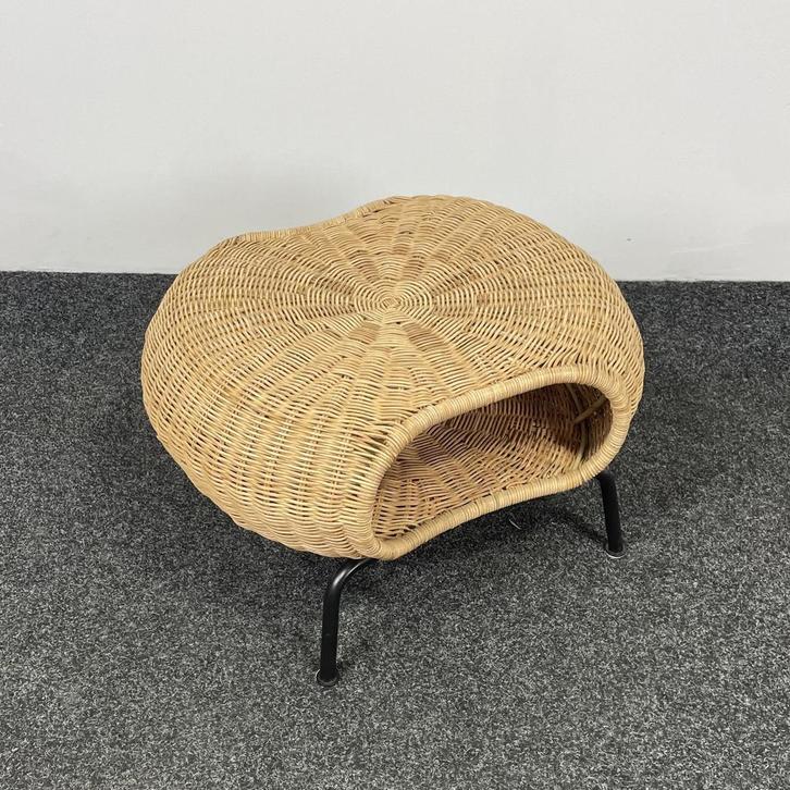 Rotan Voetenbank met Opbergruimte, Zakelijke goederen, Kantoor en Winkelinrichting | Kantoormeubilair en Inrichting, Gebruikt