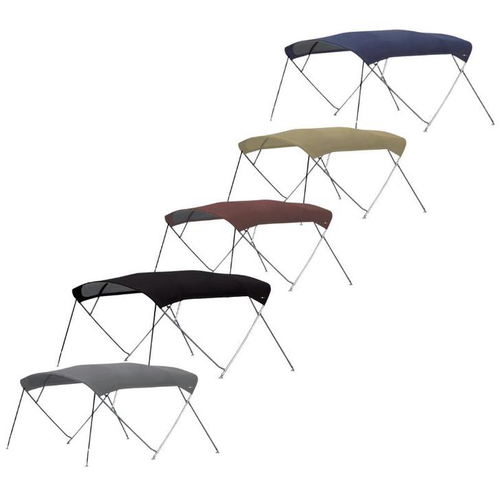 Oceansouth Cruiser Biminitop Stainless Steel Zwart 180-210 c, Watersport en Boten, Bootonderdelen, Nieuw, Zeilboot of Motorboot