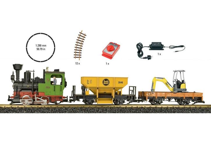 LGB 70403 Startset Güterzug Snd 230V (Startsets Analoog), Hobby en Vrije tijd, Modeltreinen | Overige schalen, Overige typen, Nieuw