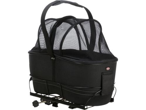 Trixie - Fietsmand Bagagedrager - Breed - Zwart - 60X29X49, Dieren en Toebehoren, Honden-accessoires, Zo goed als nieuw, Verzenden