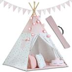 Wigwam Tent Roze | Premium Katoen | Beste Prijs, Ophalen of Verzenden, Nieuw, Overige materialen