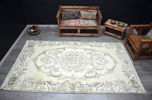 Geometrisch vintage Turks wollen tapijt - Vloerkleed - 297, Huis en Inrichting, Stoffering | Tapijten en Kleden