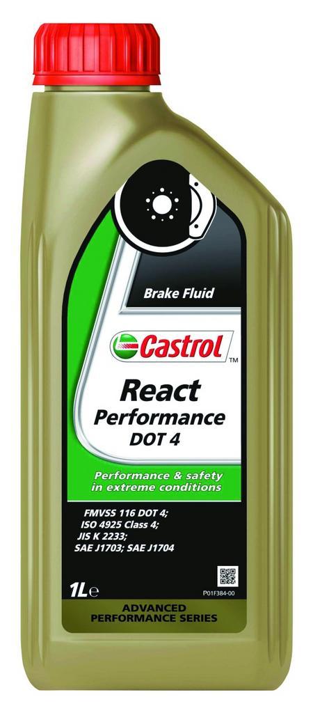 Castrol React Performance DOT 4 remvloeistof 1 liter, Auto diversen, Onderhoudsmiddelen, Ophalen of Verzenden