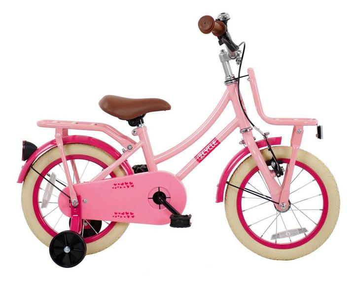 2Cycle Hearts 14 inch (3 tot 5 jaar) voor meisjes roze, Fietsen en Brommers, Fietsen | Meisjes, Nieuw, Verzenden
