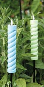 Led fakkel solar pastel blauw swirl annas collection met, Ophalen of Verzenden, Nieuw