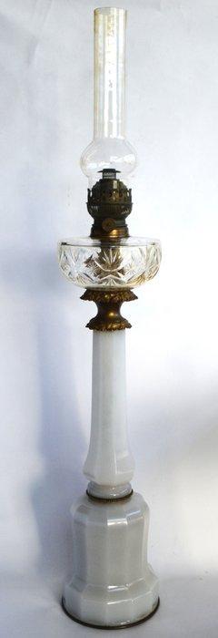 Tafellamp - Glas, Messing, Antiek en Kunst, Antiek | Overige Antiek