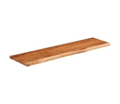 Acacia Tafelblad 120x40cm - Natuurlijke Rand | Retourdeal..., Huis en Inrichting, Tafelonderdelen, Minder dan 50 cm, Tafelblad
