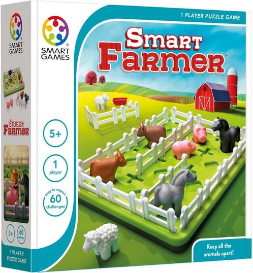 Smart Farmer | Smart Games - Puzzels, Kinderen en Baby's, Speelgoed | Kinderpuzzels, Nieuw, Verzenden