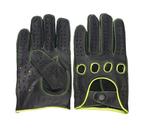 Swift racing leren handschoenen zwart-geel, Motoren, Kleding | Motorkleding, Verzenden, Nieuw met kaartje